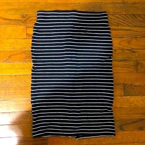 Urban outfitters knit stripe skirt